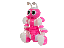 Радиоуправляемый роботмуравей трансформируемый, звук, свет, танцы розовый