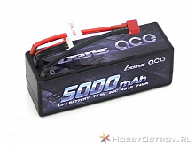 Аккумулятор GensAce Li-Po 5000мАч 14.8V 50C 4S, T-Plug