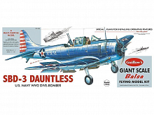 Сборная дер.модель.Самолет Douglas SBD-3 Dauntless. Guillows 1:16