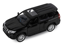 Машина АВТОПАНОРАМА Land Cruiser Prado, черный, 142, инерция, вк 17,512,56,5 см