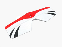 Руль высоты к авиамодели SU26M, красный