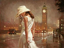 Картина по номерам 40х50 ПОСЛЕ ДОЖДЯ 24 цвета