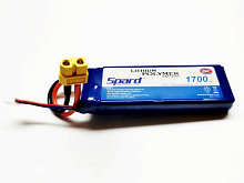 Аккумулятор Spard LiPo 1700mAh, 11,1V, 25C, XT60
