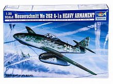 Сборная модель Самолет  Ме 262 А1а с ракетами R4M 132