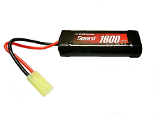 Аккумулятор Spard NiMh Spard 1600mAh, 7,2V, Mini Tamiya для Himoto 116 и танков