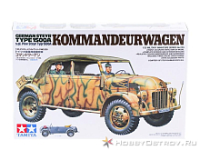 Склеиваемая модель Tamiya 135 Штабная машина  Steyr Type 1500A Kommanderwagen  с 3 фигурами