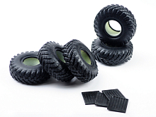 Комплект копийных шин для грузовика УРАЛ WPL B36, 7шт