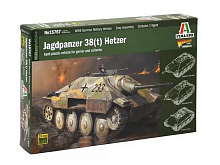 Сборная модель ITALERI 15767ИТ САМОХОДКА JAGDPANZER 38t HETZER, 156