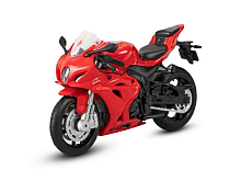 Мотоцикл АВТОПАНОРАМА SUZUKI GSRR1000, 118, металл, красный, свободный ход колес