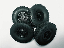 Колесо в сборе WPL 4 шт чёрное для моделей C34