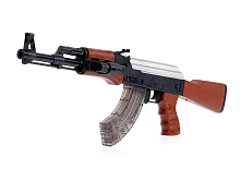 Автомат с гелевыми пулями CS Toys CSA47N на аккумуляторе, 2 режима стрельбы  лазер