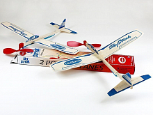 Сборная дер резиномоторная модель самолета  Guillows Sky Streak Twin Pack