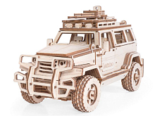Деревянный конструктор Lemmo Внедорожник БУЛАТ, 168 деталей