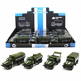 ТМ Автопанорама Машинка металлическая 143, цвет микс, резиновые колеса, инерция, 12 штдб