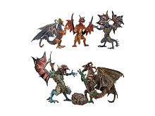 Драконы и динозавры MASAI MARA MM207004 для детей серии Мир драконов 6 пр