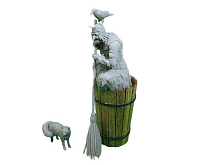 Фигурка СВМодель 6004 БабаЯга, метла, кот, ворон, ступа, 135