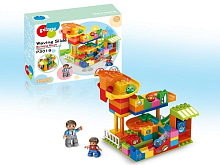 Конструктор Pilage Сушибар 62 детали, лабиринт с шариками