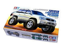 Сборная модель Tamiya Toyota Landcruiser 100, маленькие колеса, сборка без клея
