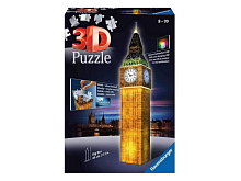 3D Пазл Ravensburger Ночной БигБен, 216 эл