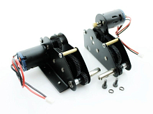 Редуктора Taigen сталь 3в1, 18kRPM, для танков Tiger 1 plastic, Panther A с подш и моторами380