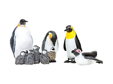 Набор фигурок животных MASAI MARA ММ203002 серии Мир морских животных Семья пингвинов, 5 пр