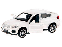 Машина АВТОПАНОРАМА BMW X6, 143, белый, инерция, откр двери, вк 17,512,56,5 см