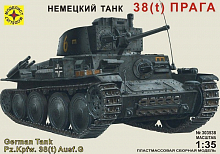 Сборная модель Танк 38t Прага 135