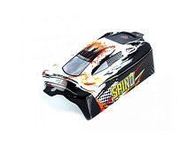 Кузов для багги Himoto E18XB, E18XBL 118 оранжевый