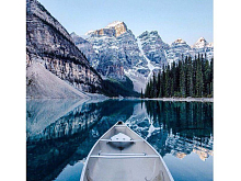 Картина по номерам 30х30 Вдоль скалистых гор 18 цветов