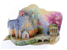 3D пазл из пенокартона ТЕПЛЫЙ ДОМ 23 детали