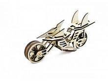 Деревянный конструктор Lemmo Мотоцикл Фантом, 51 деталь