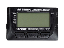 Измеритель емкости LiPo аккумуляторов 8S GTPower