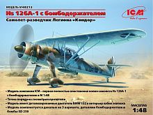 Сборная модель ICM Hs 126A1 с бомбодержателем, Самолетразведчик Легиона Кондор, 148