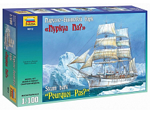 Сборная модель ZVEZDA Парусновинтовой барк ПуркуаПа, 1100
