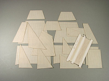 Комплект парусов для модели HMS Wolf, 196