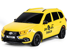 Радиоуправляемая машина AUTODRIVE Lada Granta такси, 116, желтый, 40MHz, вк 341513,5см