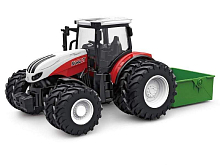 РУ фермерский трактор Korody с самосвальным кузовом, двойные колеса 124 24G 6CH RTR