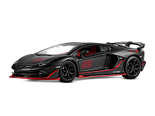 Машина АВТОПАНОРАМА Lamborghini SVJ, 124, черный, свет, звук, вк 24,5х12,5х10,5 см