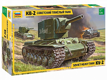Сборная модель ZVEZDA Советский тяжёлый танк КВ2, 135