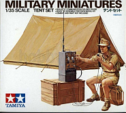 Склеиваемая модель Tamiya 135 Немрадист с палаткой африканский корпус