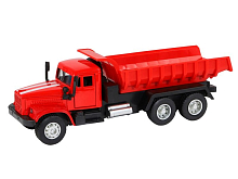 Машина АВТОПАНОРАМА Грузовик, красный, 132, свет, звук, инерция, вк 24810 см
