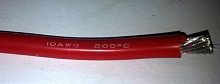 Провод многожильный 10AWG, RED (1м) 5.26мм2