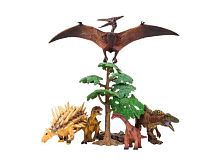 Динозавры и драконы MASAI MARA MM206023 для детей серии Мир динозавров набор фигурок из 7 пр