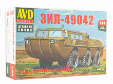 Сборная модель AVD Вездеходамфибия ЗИЛ49042, 143