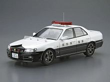 Сборная модель AOSHIMA Nissan Skyline ER34 01 Patrol Car