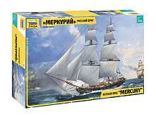 Сборная модель ZVEZDA Бриг Меркурий, 1100