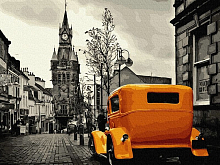 Картина по номерам 40х50 ЛОНДОНСКОЕ ТАКСИ 21цвет