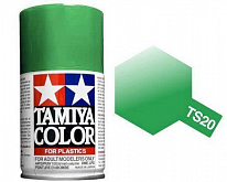 Краскаспрей TS20 Metallic Green Зеленая металлик глянцевая