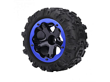 Колесо в сборе для Remo Hobby RH803536 левое синее, 1шт