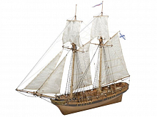 Сборная деревянная модель корабля MASTER KORABEL Шхуна Полоцк, 172